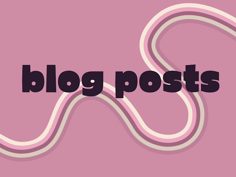Cover image for Singular Blog Posts