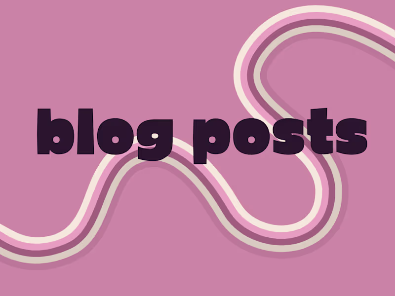 Cover image for Singular Blog Posts
