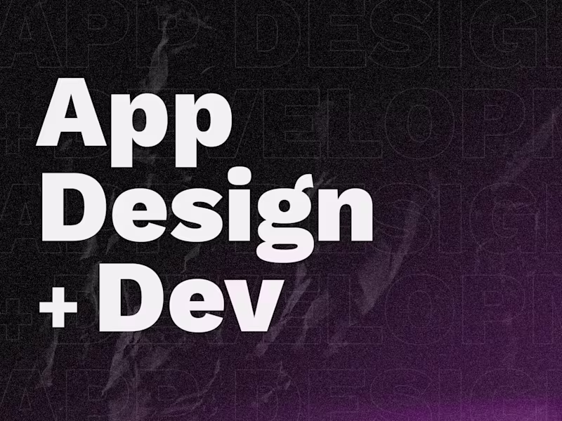 Cover image for App Design + Development 🚀