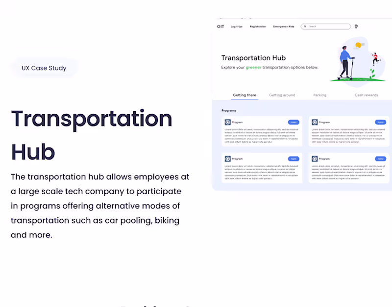 Cover image for Transportation Program Participation Platform