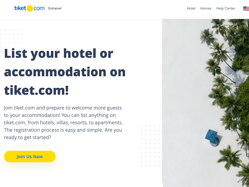 Cover image for Tiket.com Partners (Hotel) Dashboard 