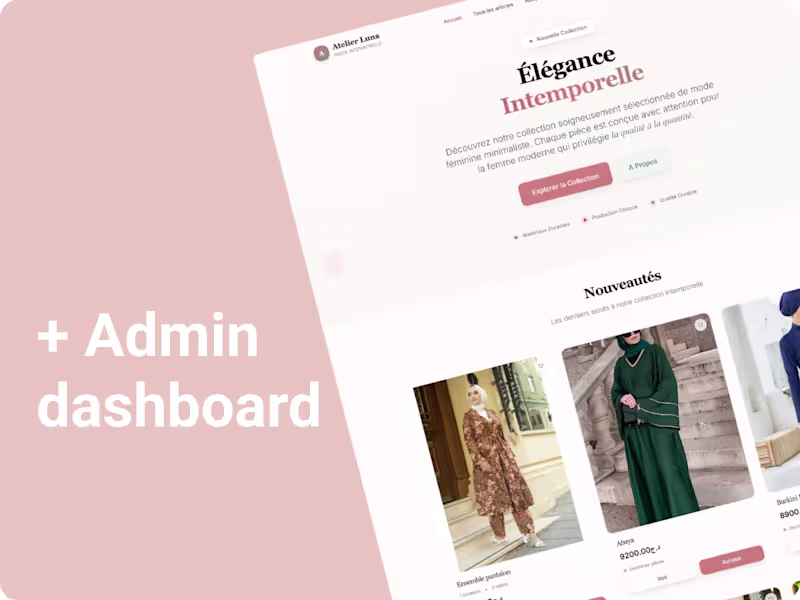 Cover image for Modern E-commerce Website Development