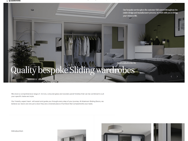 Cover image for WixStudio project | Sliding Wardrobes Company