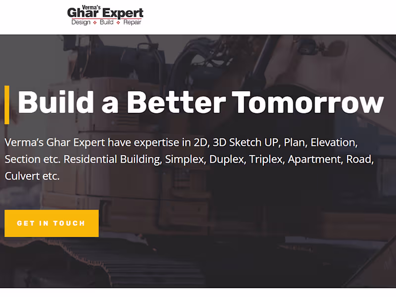 Cover image for Verma Ghar Expert | Design & Construction