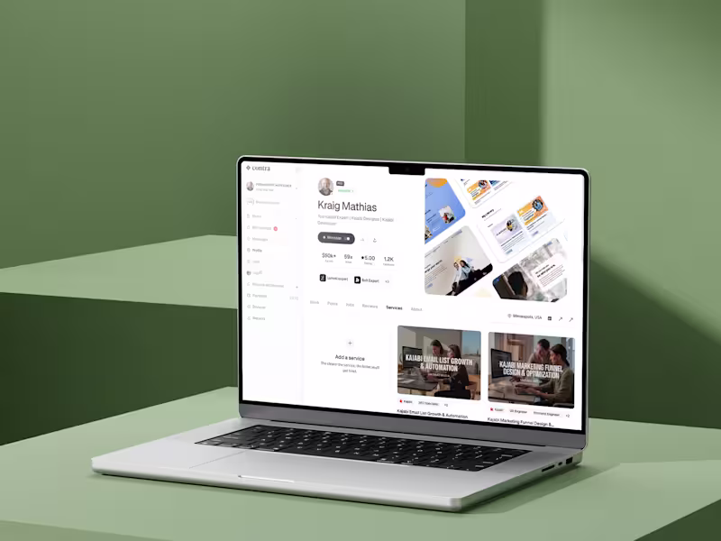 Cover image for Cinematic Visual System for Mathias Media on Contra