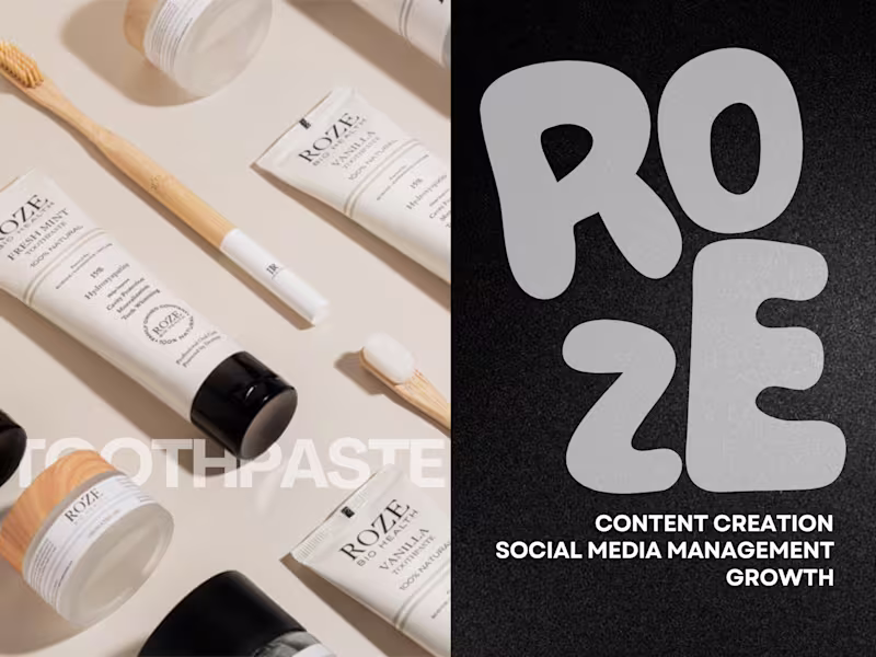 Cover image for ROZE Toothpaste Social Media Strategy Enhancement