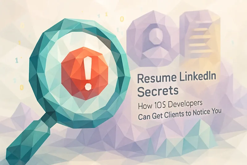 Cover image for Resume & LinkedIn Secrets: How iOS Developers Can Get Clients to Notice You
