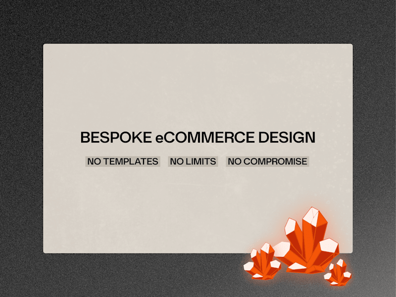 Cover image for BESPOKE eCOMMERCE DESIGN