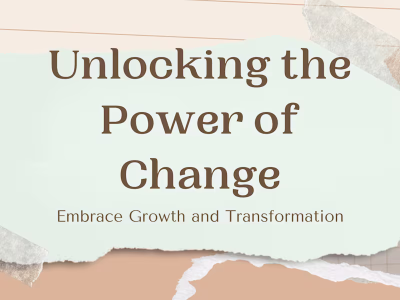Cover image for Unlocking the Power of Change