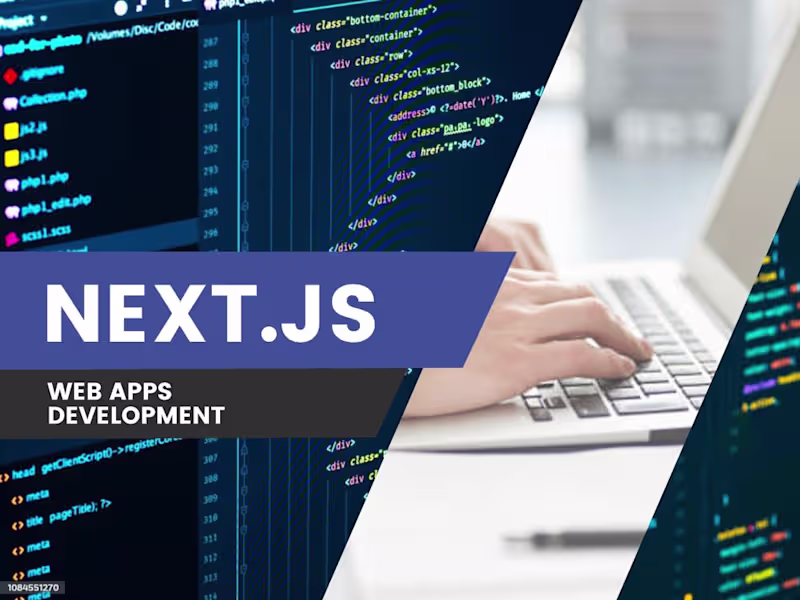 Cover image for Fullstack Website Development with Next.js
