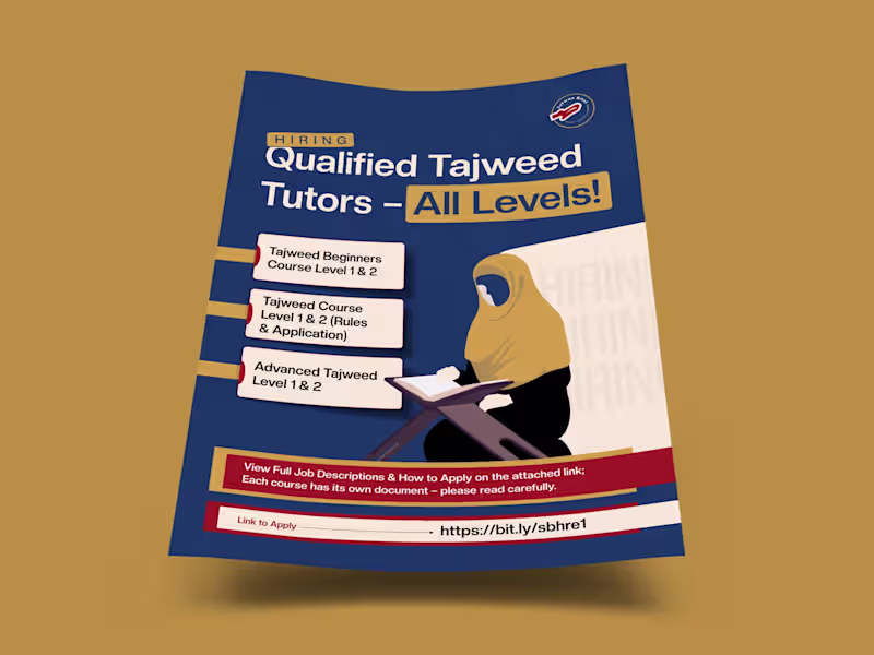 Cover image for Safwan Bilal Academy Marketing/Flyer Designs 