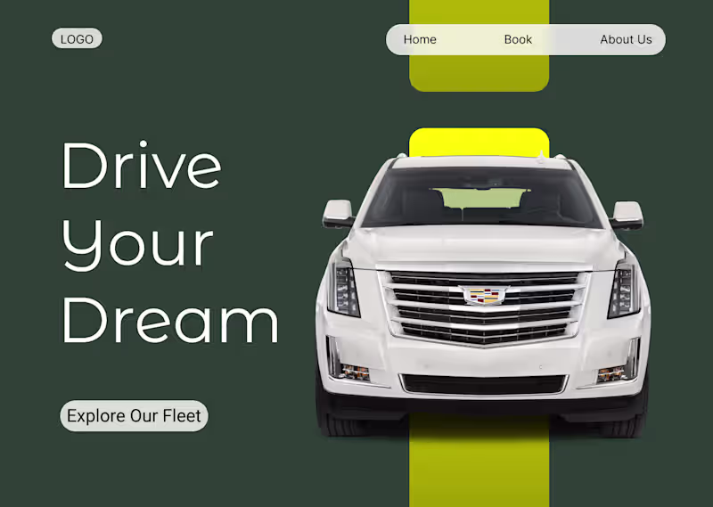 Cover image for Car Renting Landing Page