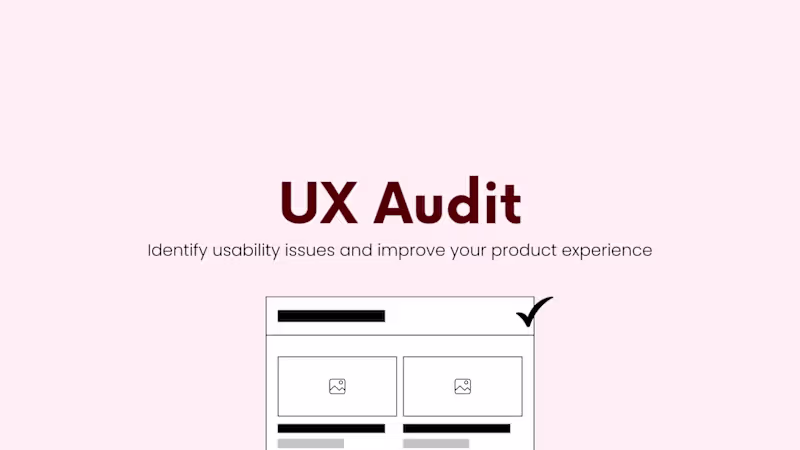 Cover image for UX Audit