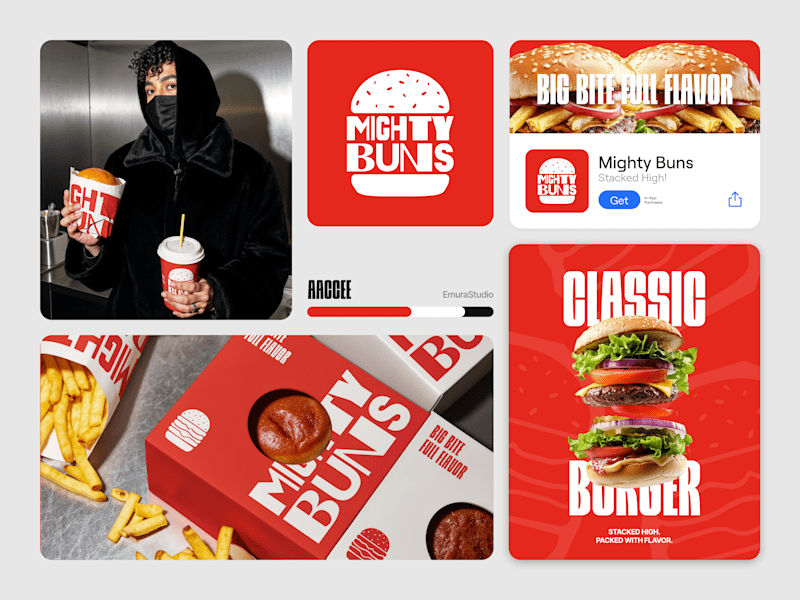 Cover image for Mighty Burn Burger - Visual Identity and Branding