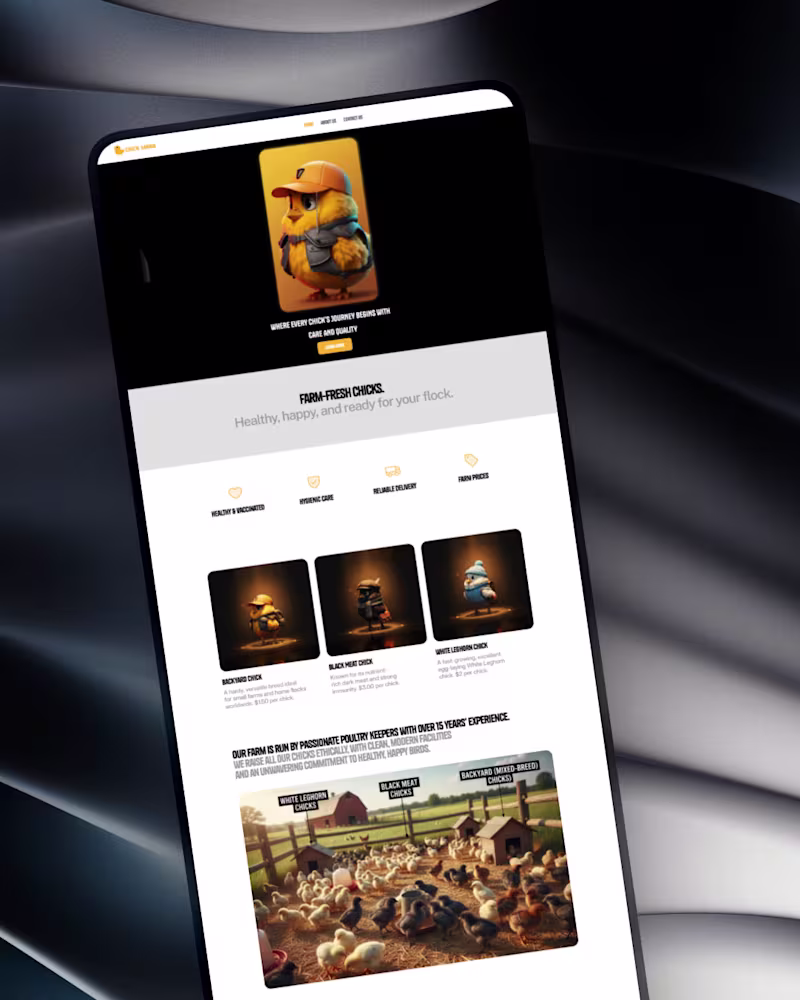 Cover image for This is Chick Mania — my latest Framer e-commerce project. I...