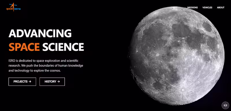 Cover image for Redesigned ISRO Website