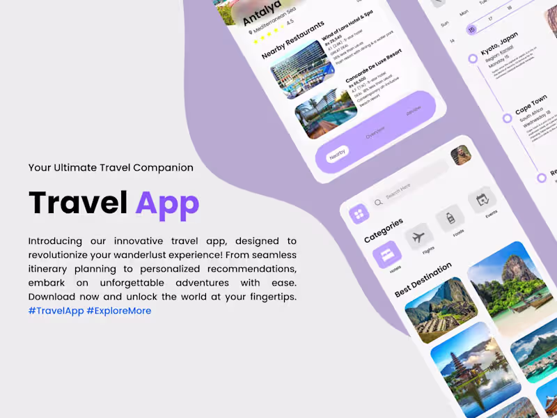 Cover image for Designing an Intuitive Travel App for Adventure Planning
