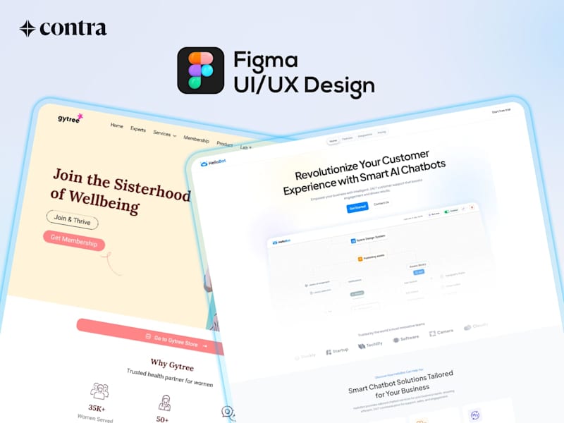 Cover image for Figma UI/UX Design for Websites & Mobile Apps