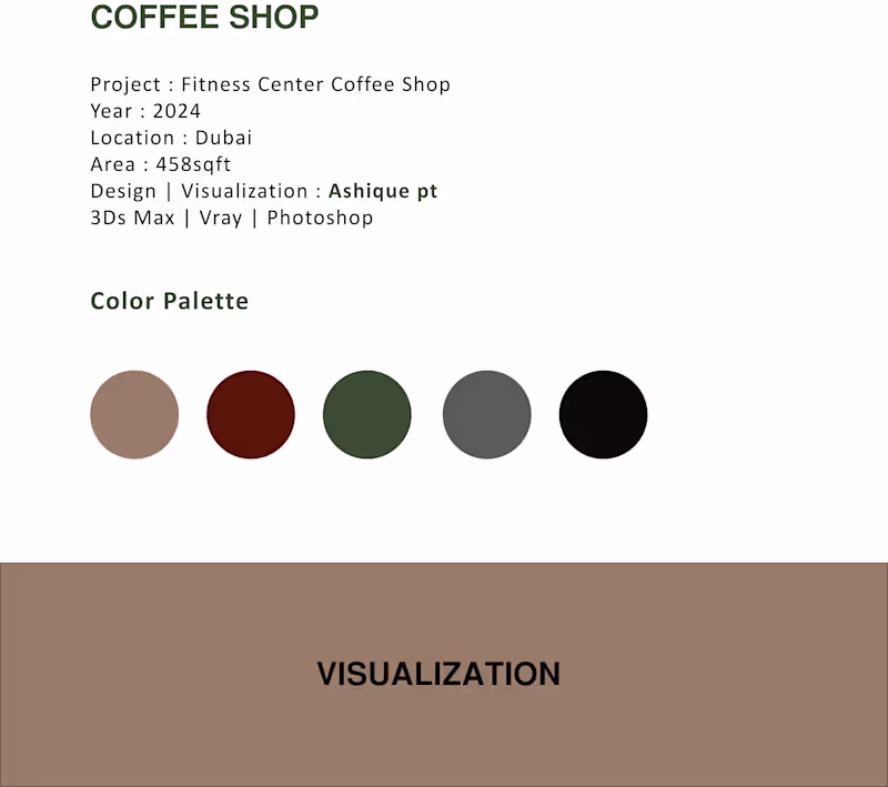 Cover image for Fitness Center Coffee Shop :: Behance