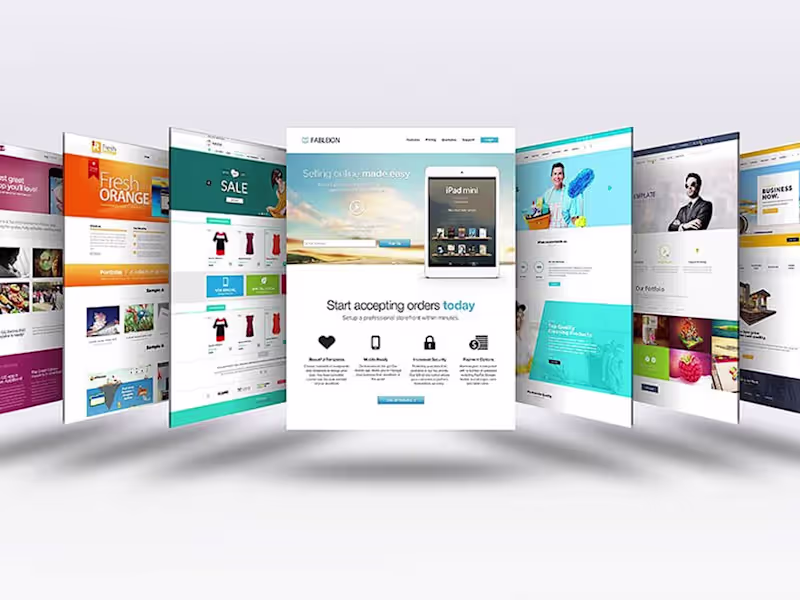 Cover image for Business website development