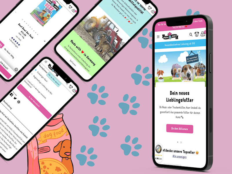 Cover image for 🐶 Increasing UX for fancy pet nutrition store
