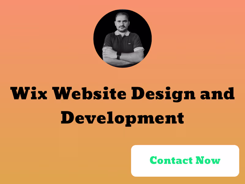 Cover image for Complete web design and development on wix