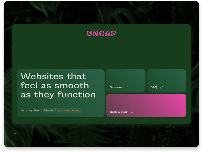 Cover image for Home Page Design: UNCAP Digital Lab
