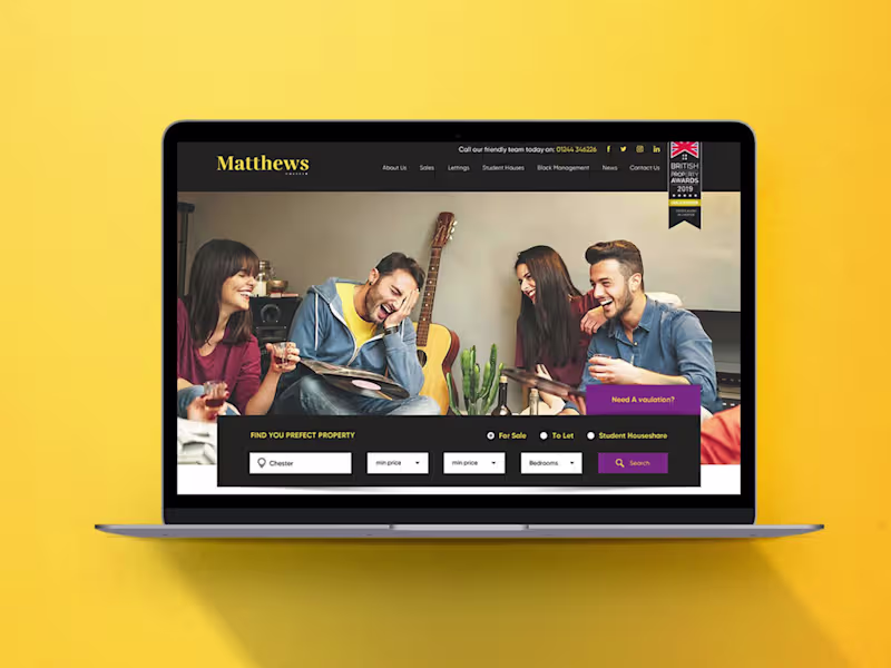 Cover image for Estate Agents Branding and Website