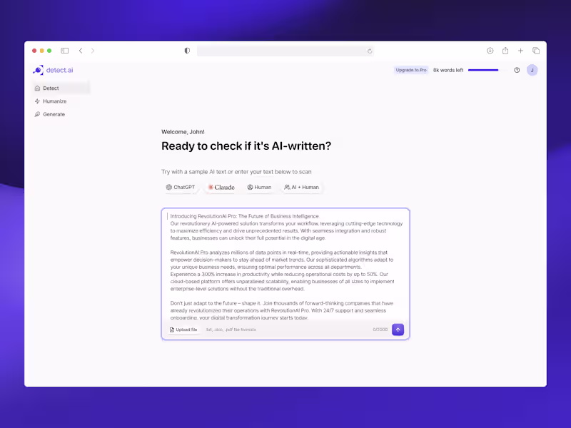 Cover image for Detect AI 