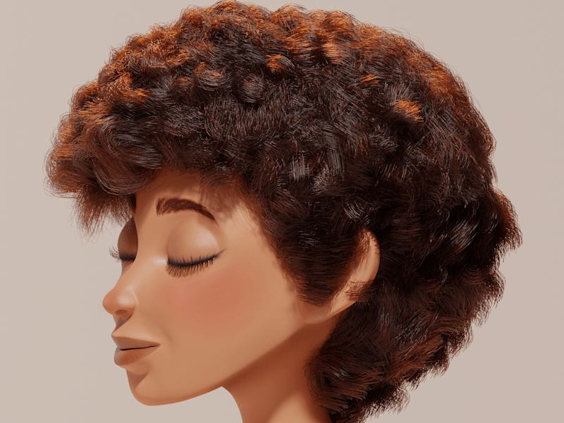Cover image for Curls - 3D Character