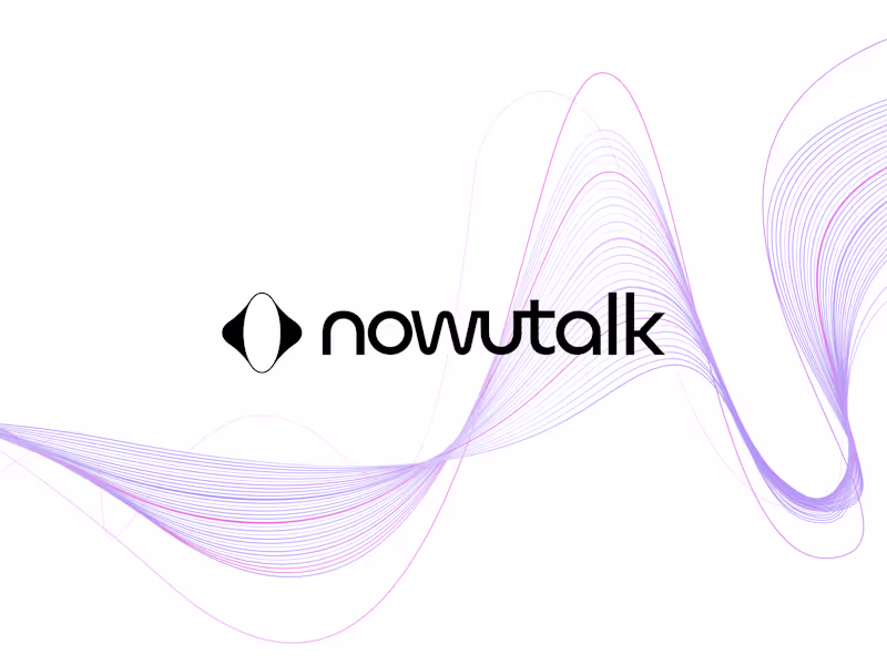 Cover image for Now U Talk | Ai sales agent