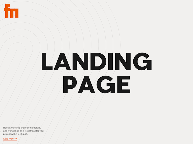 Cover image for Landing Page (Design & Development) 🚀