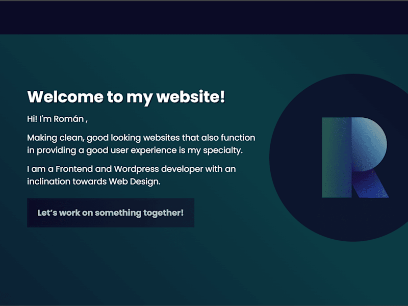 Cover image for Personal Porfolio Website