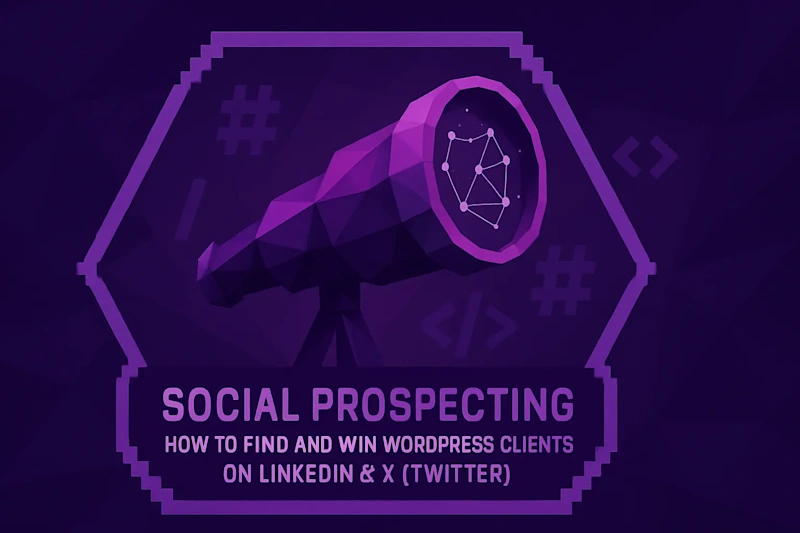 Cover image for Social Prospecting: How to Find and Win WordPress Clients on LinkedIn & X (Twitter)
