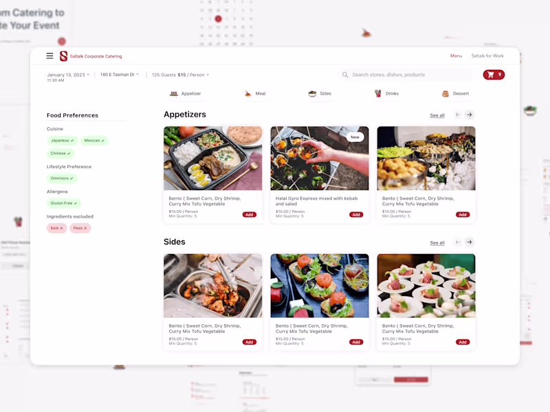 Cover image for (Saltalk) AI-Cater: Personalized Catering, Simplified
