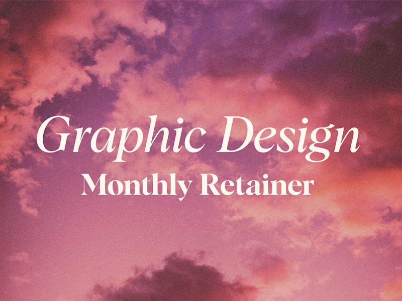 Cover image for Graphic Design Retainer