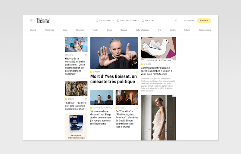 Cover image for Frontend revamp of a weekly French cultural magazine