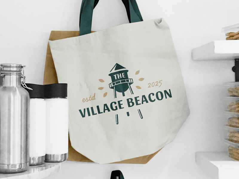 Cover image for The Village Beacon ☘️ Charming Logo for a Neighbourhood Grocer