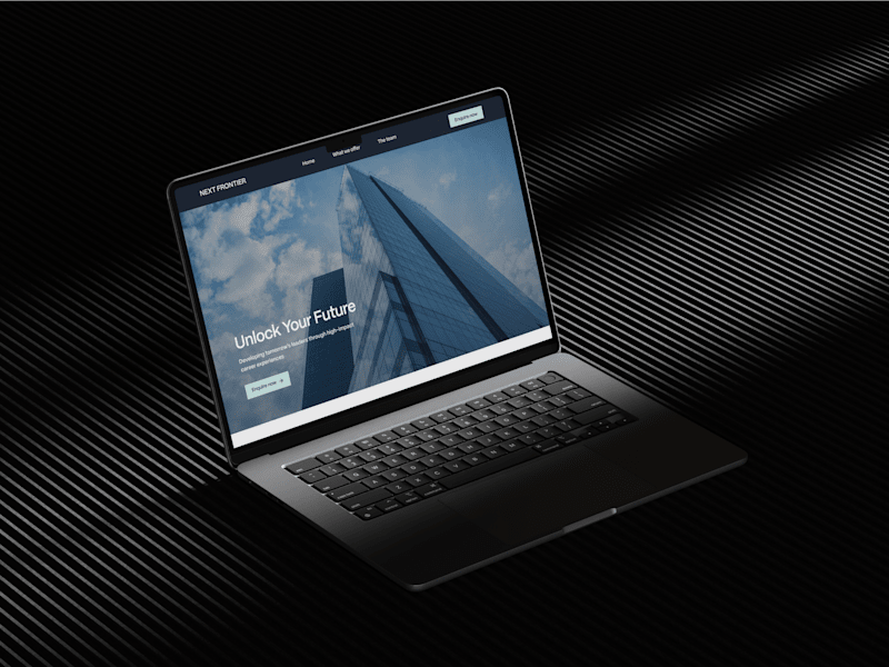Cover image for Next Frontier - Webflow Development 