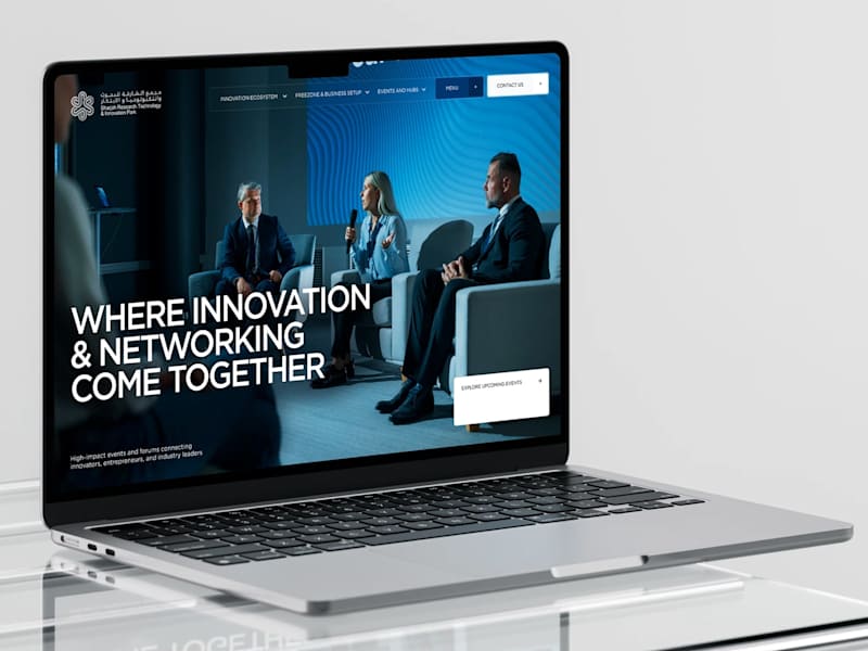 Cover image for Sharjah Tech Park Website Redesign and Development