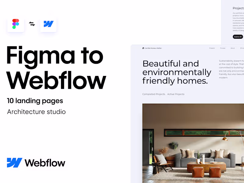 Cover image for Webflow Landing Page