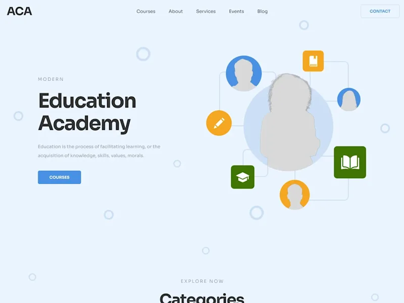 Cover image for Academy_landing Page
