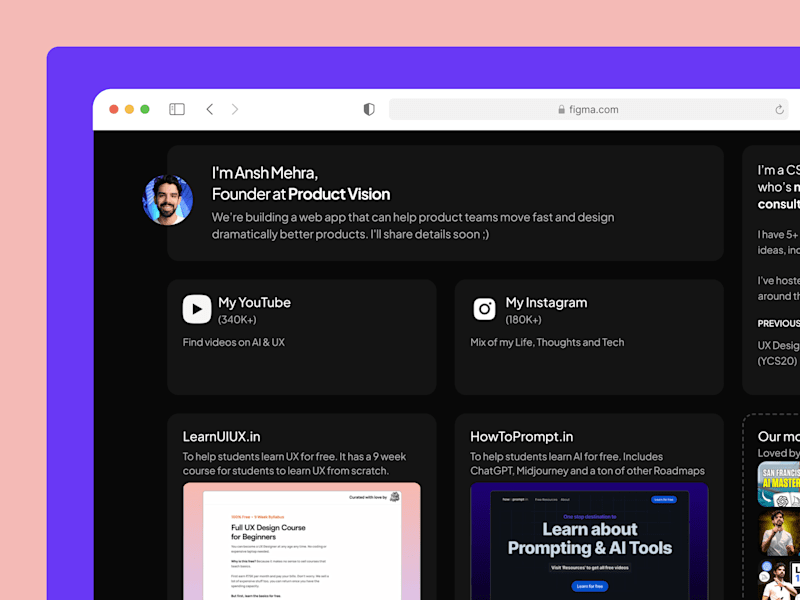 Cover image for Bento Style: Building Website for a YouTuber