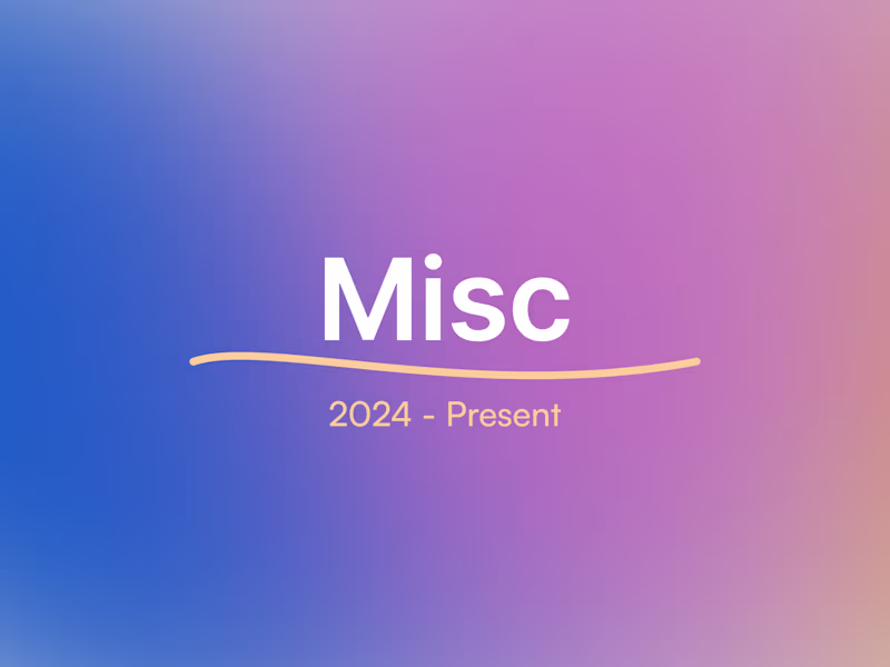 Cover image for Misc