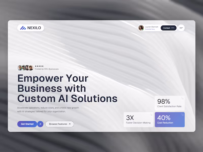 Cover image for Nexilo — AI Startup & SaaS Template