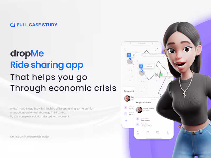 Cover image for UX Case Study | A Ride-Sharing App