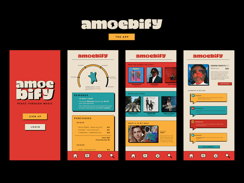 Cover image for AMOEBIFY: Brand/App Identity