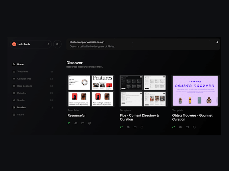 Cover image for Hello Remix Website and Brand Development
