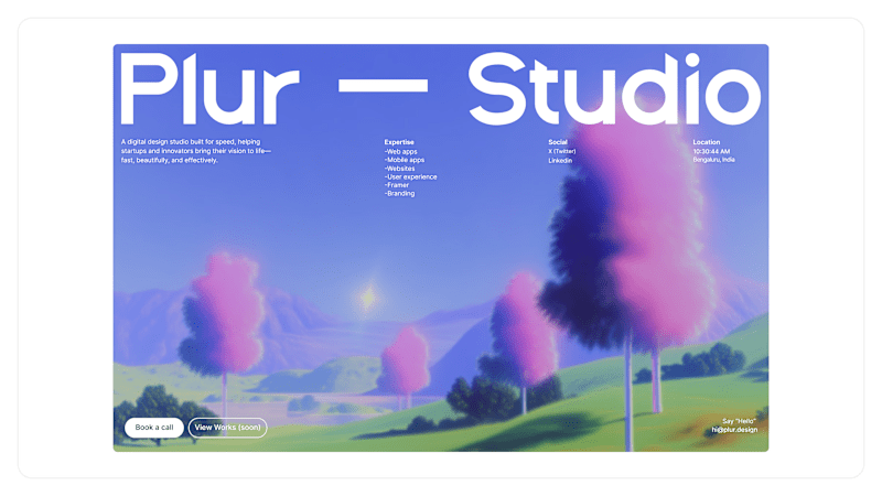 Cover image for Plur Design Studio