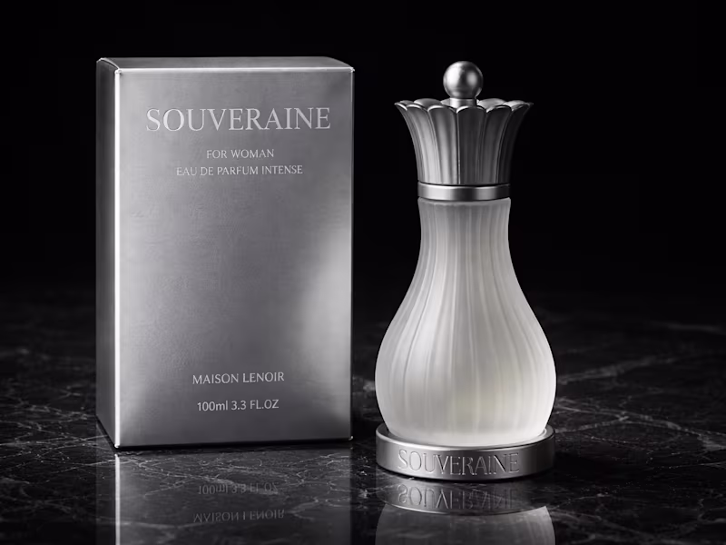 Cover image for SOUVERAINE — Fragrance Bottle Design & Brand Identity